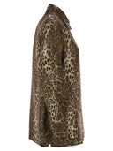 Maxmara Studio Mstaffari – Pure Silk Animal Print Shirt