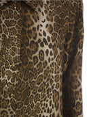 Maxmara Studio Mstaffari – Pure Silk Animal Print Shirt