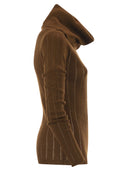 Maxmara Studio Mstbadesse – Fitted Silk And Wool Ribbed Turtleneck