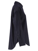 S Maxmara Stmnora Lightweight Denim Shirt With Jewelled Detail