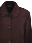 S Maxmara Smmgocce Suede Shirt With Silk Lining
