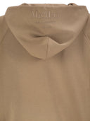 S Maxmara Smmmarea Hooded Zip Up Jersey Sweatshirt