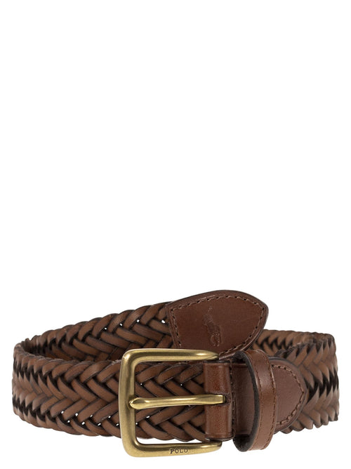 Polo Ralph Lauren Braided Calfskin Belt