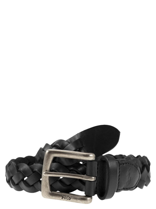 Polo Ralph Lauren Braided Calfskin Belt