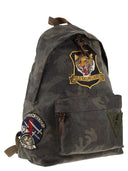 Polo Ralph Lauren Camouflage Canvas Backpack With Tiger