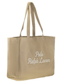 Polo Ralph Lauren Embroidered Canvas Tote