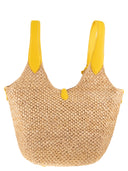 Polo Ralph Lauren Tote Polo Play In Raffia And Leather