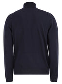 Boss Virgin Wool Knitted Cardigan With Zip