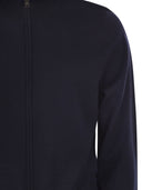 Boss Virgin Wool Knitted Cardigan With Zip