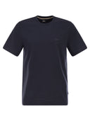 Boss Cotton Jersey T Shirt With Logo