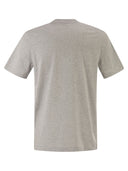 Camiseta de punto de algodón con logo de Boss