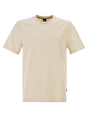 Boss Cotton Jersey T Shirt With Logo