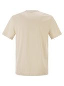 Boss Cotton Jersey T Shirt With Logo