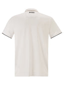 Boss Green Regular Fit Polo Shirt In Stretch Recycled Cotton And Polyester