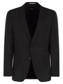Boss Slim Fit Blazer In Virgin Wool Serge