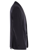 Boss Slim Fit Blazer In Virgin Wool Serge