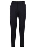 Boss Pantalon Slim Fit En Laine Vierge Serge