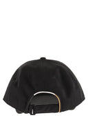 Boss Green Cap med gummiert logo i teknisk twill