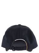 Boss Green Cap With Rubberised Logo In Technical Twill