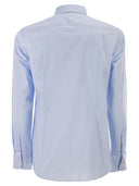 Boss Slim Fit Shirt In Stretch Cotton Poplin