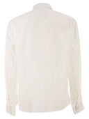 Boss Pure Linen Regular Fit Shirt With Button Down Collar