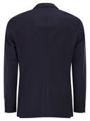 Boss Double Breasted Blazer In Virgin Wool