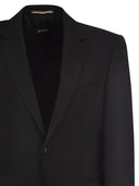 Boss Regular Fit-dress i ull- og elastanblanding