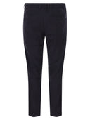 Boss Linen Blend Chino Trousers With Drawstring In Modern Regular Fit