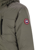 Canada Goose Lodge Hooded Down Jacket With Matt Finish