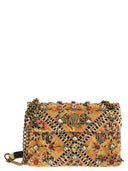 Kurt Geiger Kensington Fabric Bag With Geometric Print And Crystal Embellishments