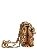Kurt Geiger Kensington Fabric Bag With Geometric Print And Crystal Embellishments