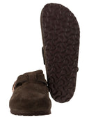 Birkenstock Boston Suede Sabot