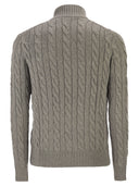 Polo Ralph Lauren Cotton Cable Knit Jumper With Zip Fastening