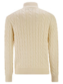 Polo Ralph Lauren Cotton Cable Knit Jumper With Zip Fastening