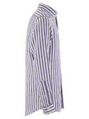 Polo Ralph Lauren Custom Fit gestreiftes Leinenhemd