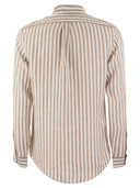 Polo Ralph Lauren Custom Fit Striped Linen Shirt