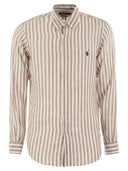 Polo Ralph Lauren Custom Fit Striped Linen Shirt