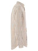Polo Ralph Lauren Custom Fit Striped Linen Shirt