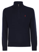Polo Ralph Lauren Cotton Jumper With Zip Fastening
