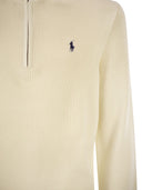 Polo Ralph Lauren Cotton Jumper With Zip Fastening
