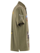 Polo Ralph Lauren Cotton Polo Shirt With Polo Challenge Cup Graphic Print