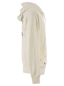 Felpa con cappuccio Polo Ralph Lauren in misto cotone con zip e ricamo tropicale