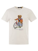 Polo Ralph Lauren Cotton T Shirt With Polo Bear Print
