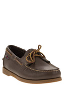 Sebago Portland Moccasin With Grained Leather