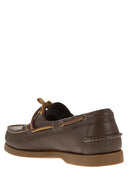 Sebago Portland Moccasin With Grained Leather