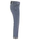 7 For All Mankind Relaxed Skinny Groovy Medium Waist Boyfriend Jeans