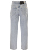 7 For All Mankind Stovepipe Straight Ankle Jeans In Light Wash Denim