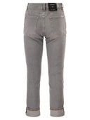 7 For All Mankind Relaxed Skinny Cropped Slim Illusion Stretch Denim Jeans