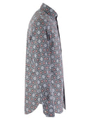 Fedeli Printed Stretch Cotton Voile Shirt