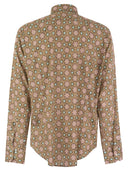 Fedeli Printed Stretch Cotton Voile Shirt